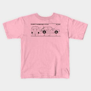 TALBOT SUNBEAM - road test data Kids T-Shirt